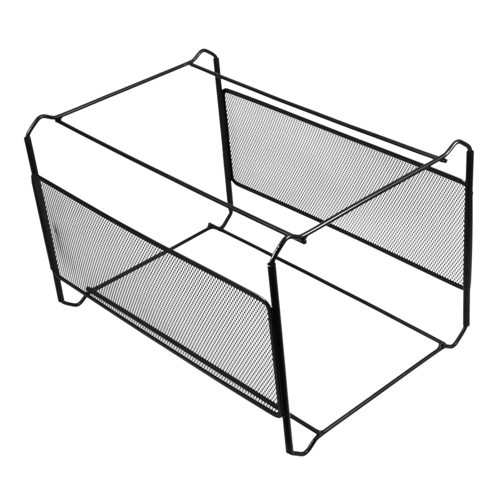 KICHOUSE Desktop File Rack File Holder for Organizing Documents Magazines and Letters Creative Mesh Design for Home Office Storage