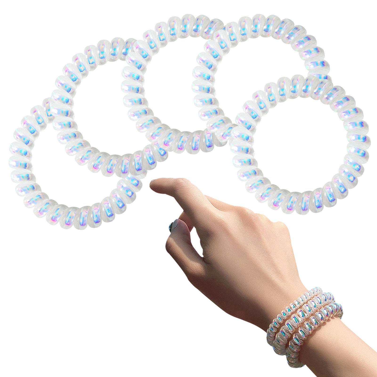 Amazon | 海淘優品 スプリング ヘアゴム かわいい 髪ゴム 5個セット