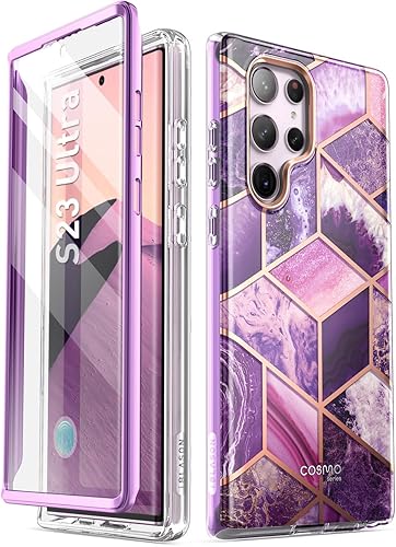 i-Blason Cosmo Series - Funda para Samsung Galaxy S23 Ultra 5G (lanzado en 2023), diseño protector contra golpes, delgado y elegante, con protector