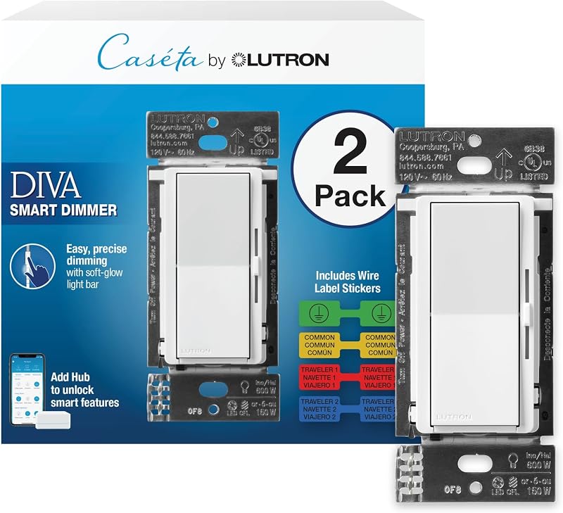 Lutron Caseta Diva Smart Dimmer