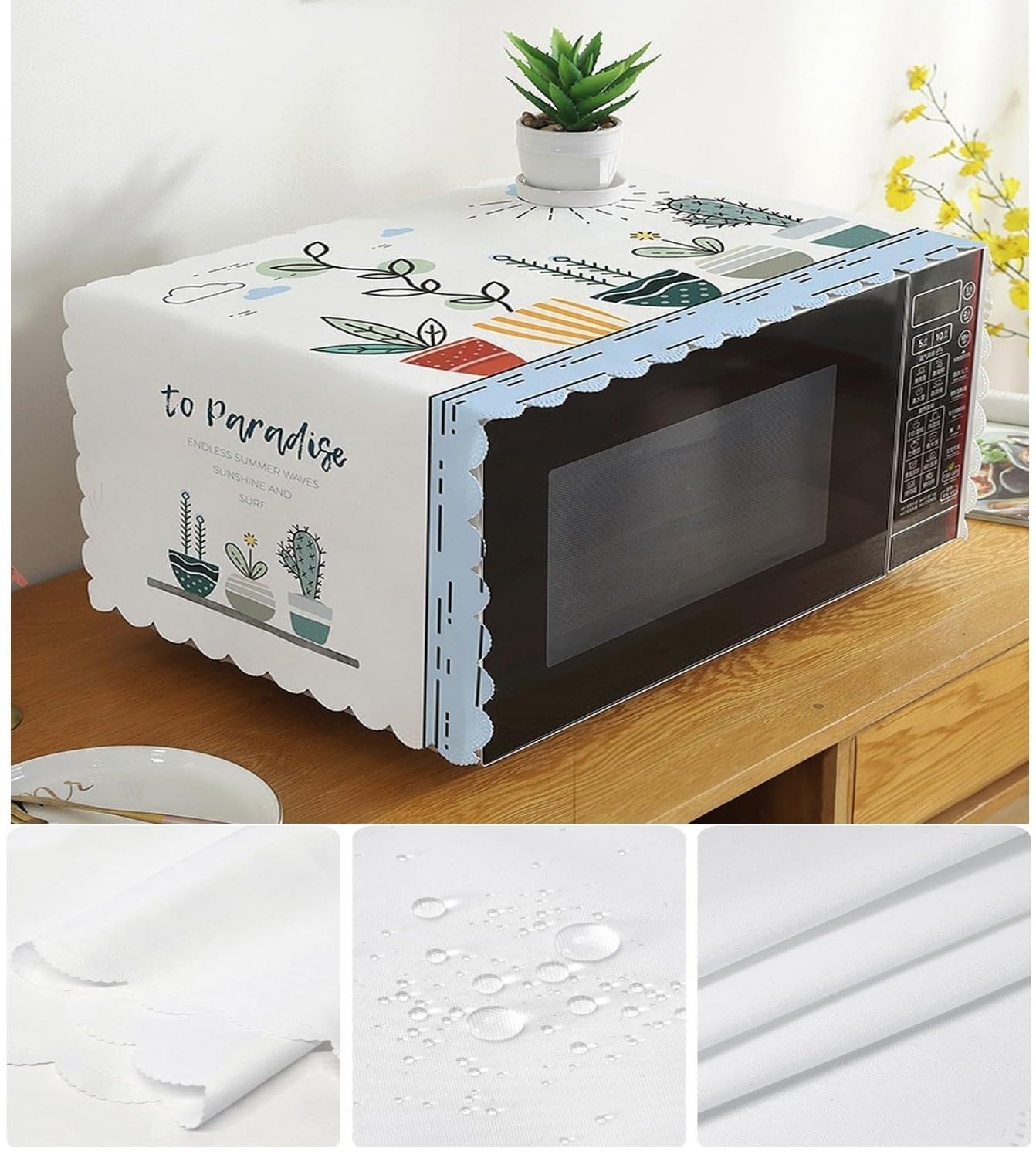 Microwave Cover - Protect & Decorate! -2