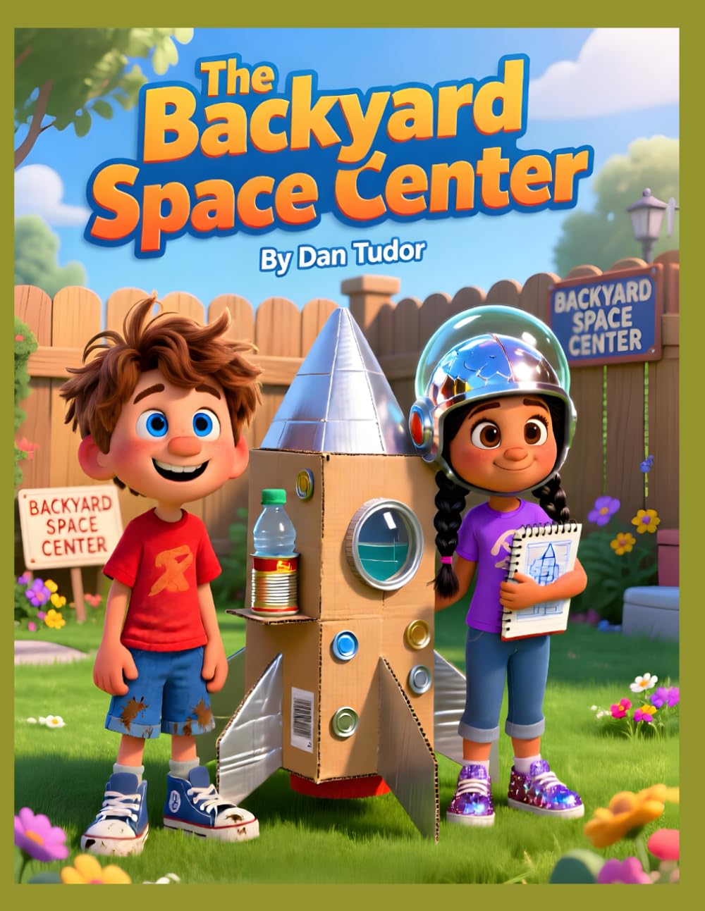 The Backyard Space Center or How to Build a Spaceship: A Funny STEM Adventure About Friendship, Imagination, and Big Dreams