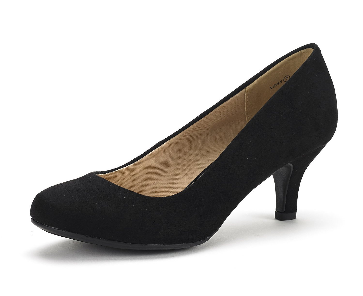 Women's Dress Comfortable Low Heel Pump Shoes