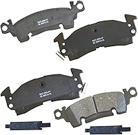 Vista 271 de Pastillas de freno traseras cerámicas Bendix Premium SBC1337 para Cadillac CTS 2014-2008, SRX 2016-2010, Chevrolet Camaro 2015-2010, Saab 9-4X 2011