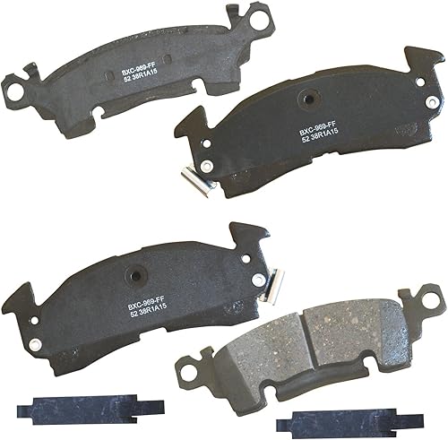 Miniatura 275 de Bendix Pastillas de freno traseras de cerámica Premium SBC1100 para Nissan Frontier 2024-2005, Xterra 2015-2005, Suzuki Equator 2012-2009
