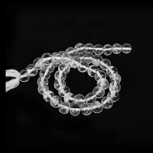 Miniatura 64 de GEMHUB Cuentas redondas sueltas de piedras preciosas naturales de 0.315 pulgadas para la fabricación de joyas, cuentas curativas de cristal para Ojo