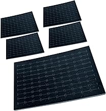 kowaku 5pcs Jewelry Holder Inserts Rings Earring Display Pad Insert Rings Pad Jewelry Pad