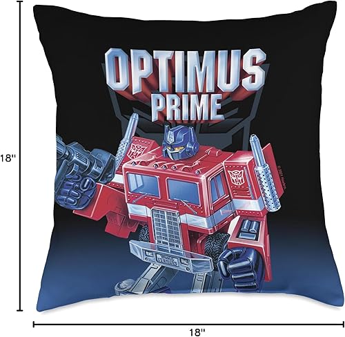Miniatura 6 de Transformers Optimus Prime Hero - Almohada de 16 x 16 pulgadas, multicolor