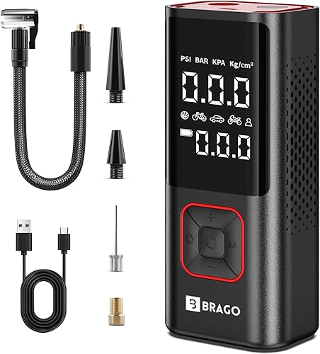 Inflador de neumáticos, compresor de aire portátil para automóvil, bomba de aire inalámbrica de 150 PSI para neumáticos de automóvil, compresor de