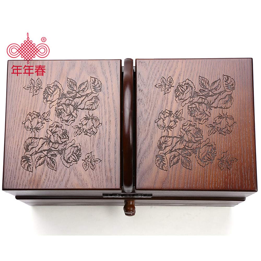 Ruru.Houseページ　ソーイングボックスとがま口ボックス Amazon.co.jp: gannbarou 木製ソーイングボックス 趣味 手芸