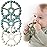 3 Pack Ring Teether Baby Infant Toys, Baby Essentials, Silicone Teething Ring Toys for Babies 0-6 Months, Seposeve Toddler Teethers 6-12 Months 12-24 Months, Infant Teething Relief, Green Blue White