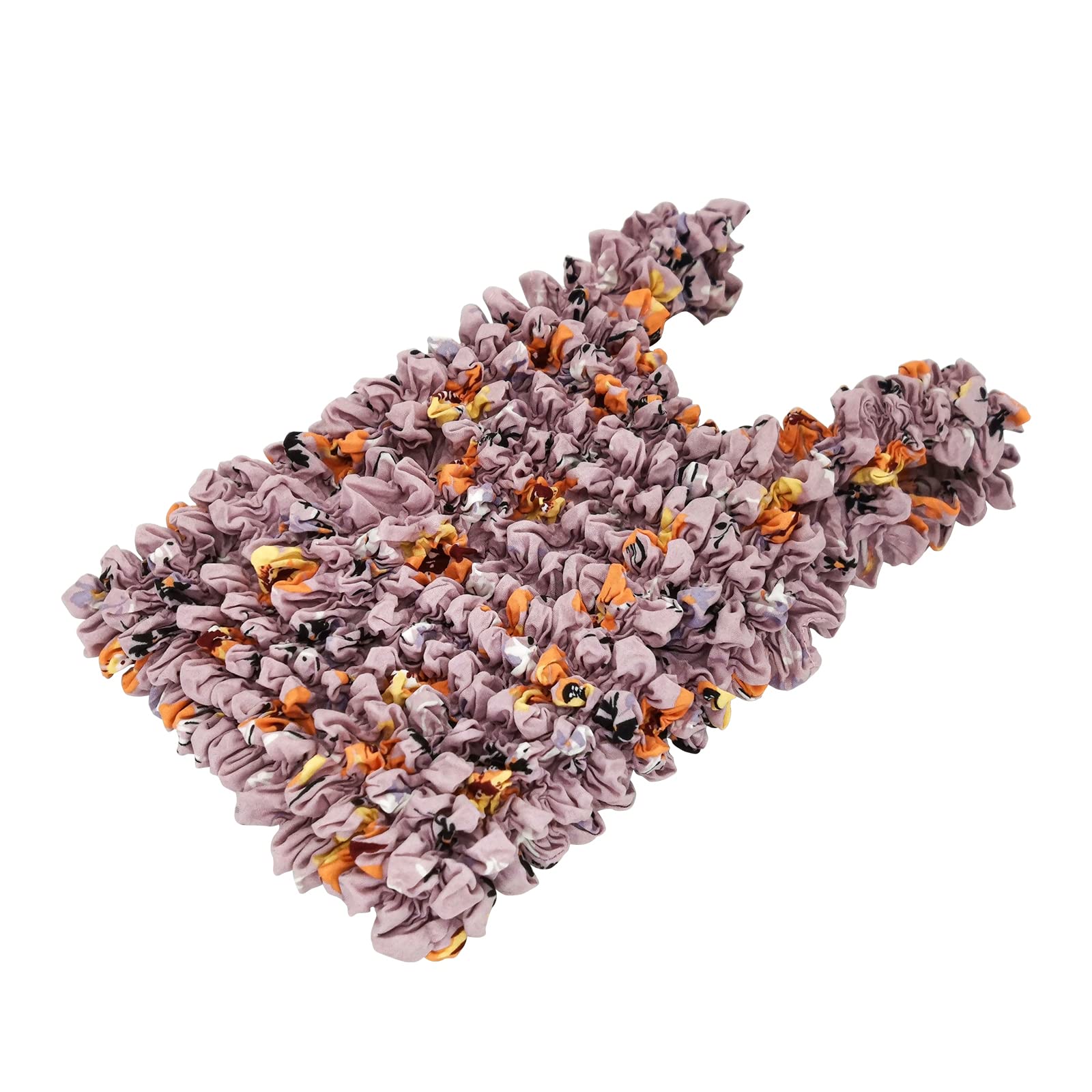 FuninCrea Reusable Shopping Bag, Chiffon Magic Stretch Bag Lightweight Pleated Bag, Foldable Shopping Bag with Multiple Functions for Shopping, Picnic, and Dating