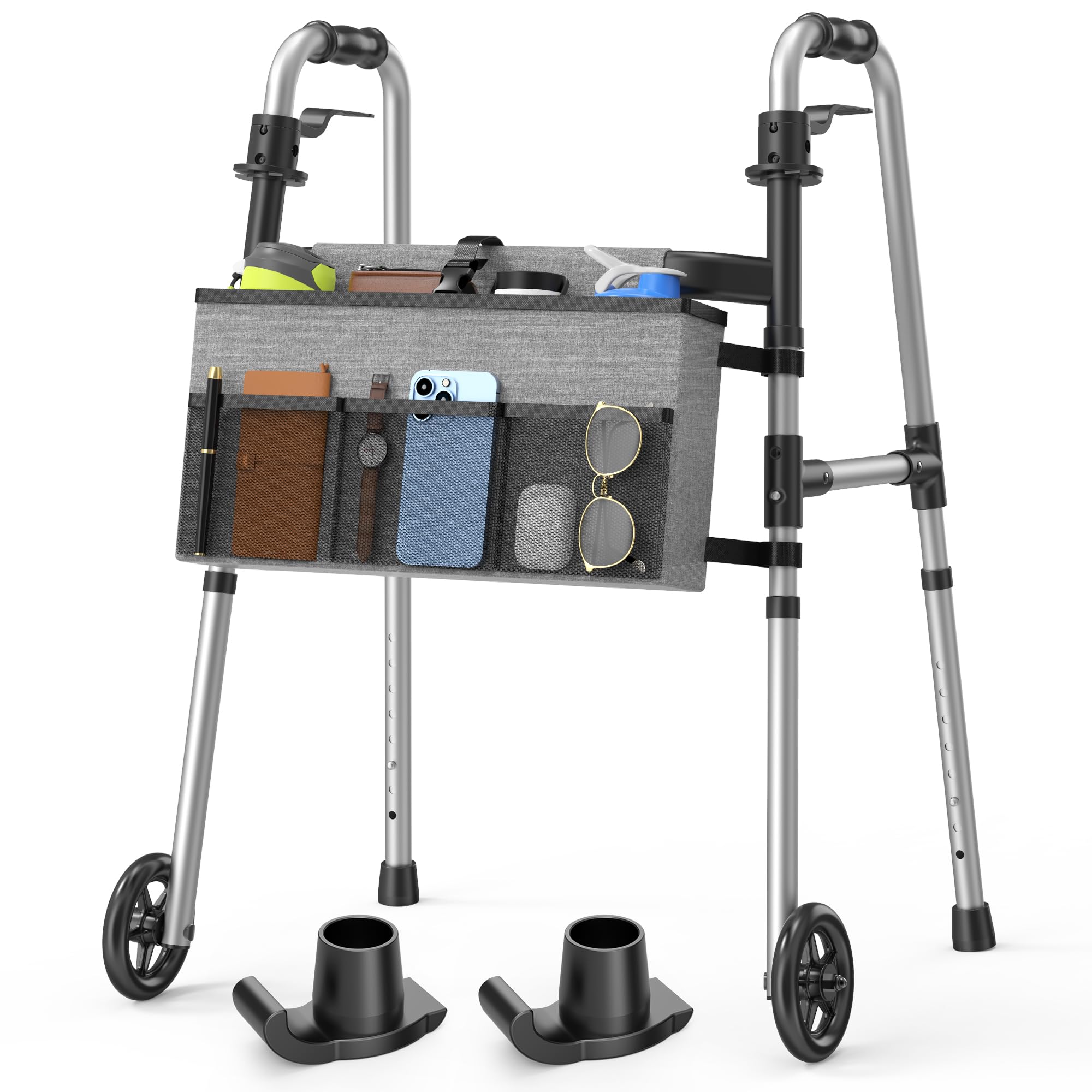 Loyoda Folding Walker with 2 Precut Tennis Balls and 5" Wheels, Lightweight — Amazon image 10