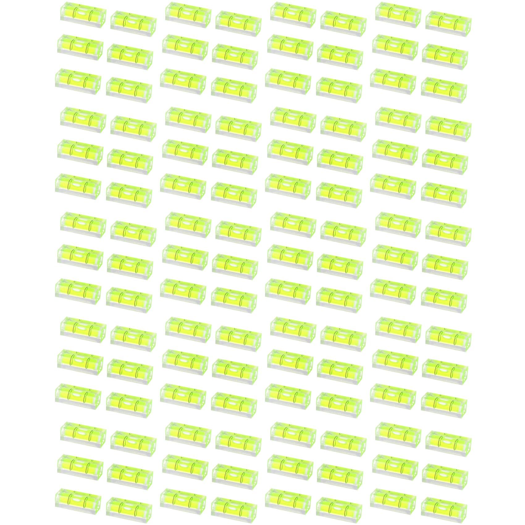 Jnchdghwa As Shown 120Pcs Mini Bubble Spirit Level 10X10x29mm Square Levels For Wall Frames Art Displays Picture Hanging Rv Tripod