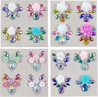 16 Clors Rainbow 3D Rhinestone Crystal Tatuaj...