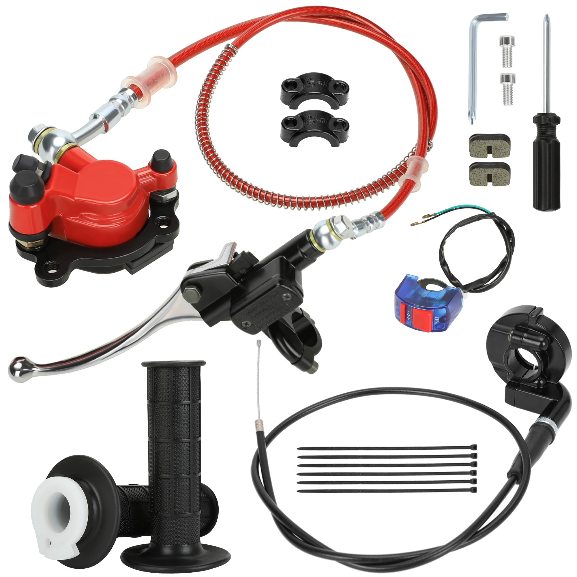 Hydraulischer Hauptbremszylinder Für Mini Bike Dirt Bike - Komplettset Mit Bremssattel