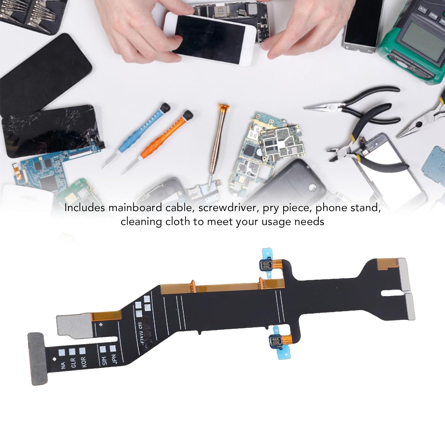 ciciglow LCD Display Flex Cable for Z Flip 6 F741, Replacement Motherboard LCD Screen Display Connector Flex Cable