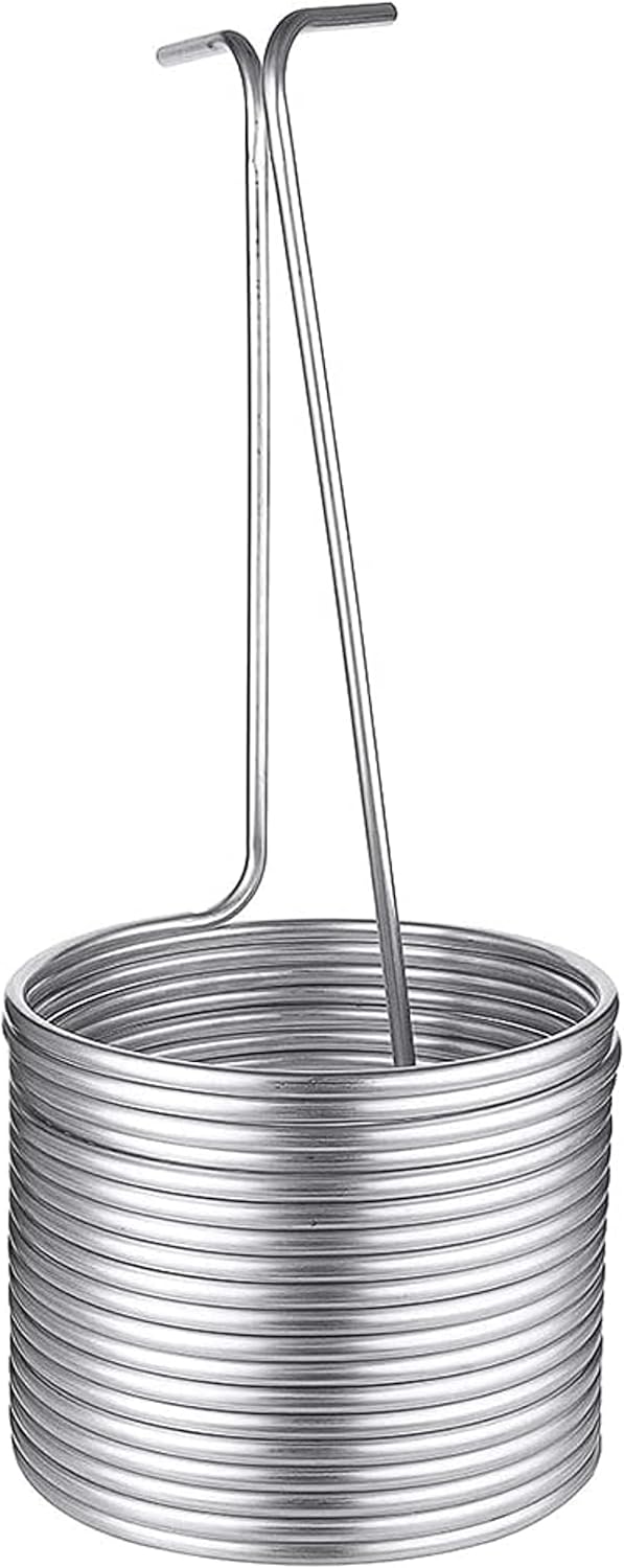 Beer Brewing, Super Efficient Wort Chiller, Stainless Steel Immersion Wort Chiller Tube, Home Brewing Part,1pcs (9.52x0.5x7.8m)