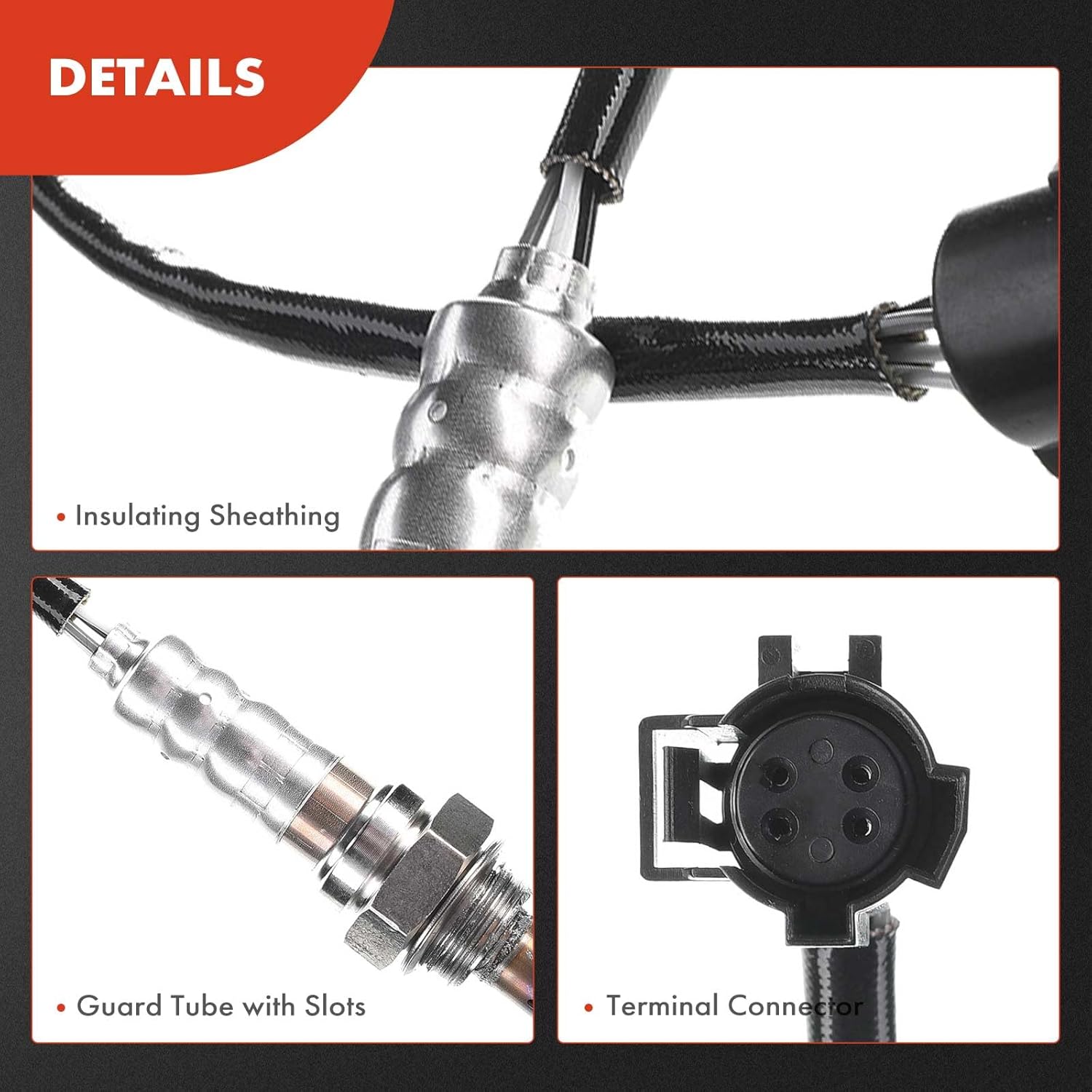 A-Premium O2 Oxygen Sensor Compatible with Chrysler PT Cruiser 2001-2002, 300M 2002-2004, Concorde 2002-2004 & Dodge Intrepid 2002-2004, 2-PC Set, Replace# 5033758AA