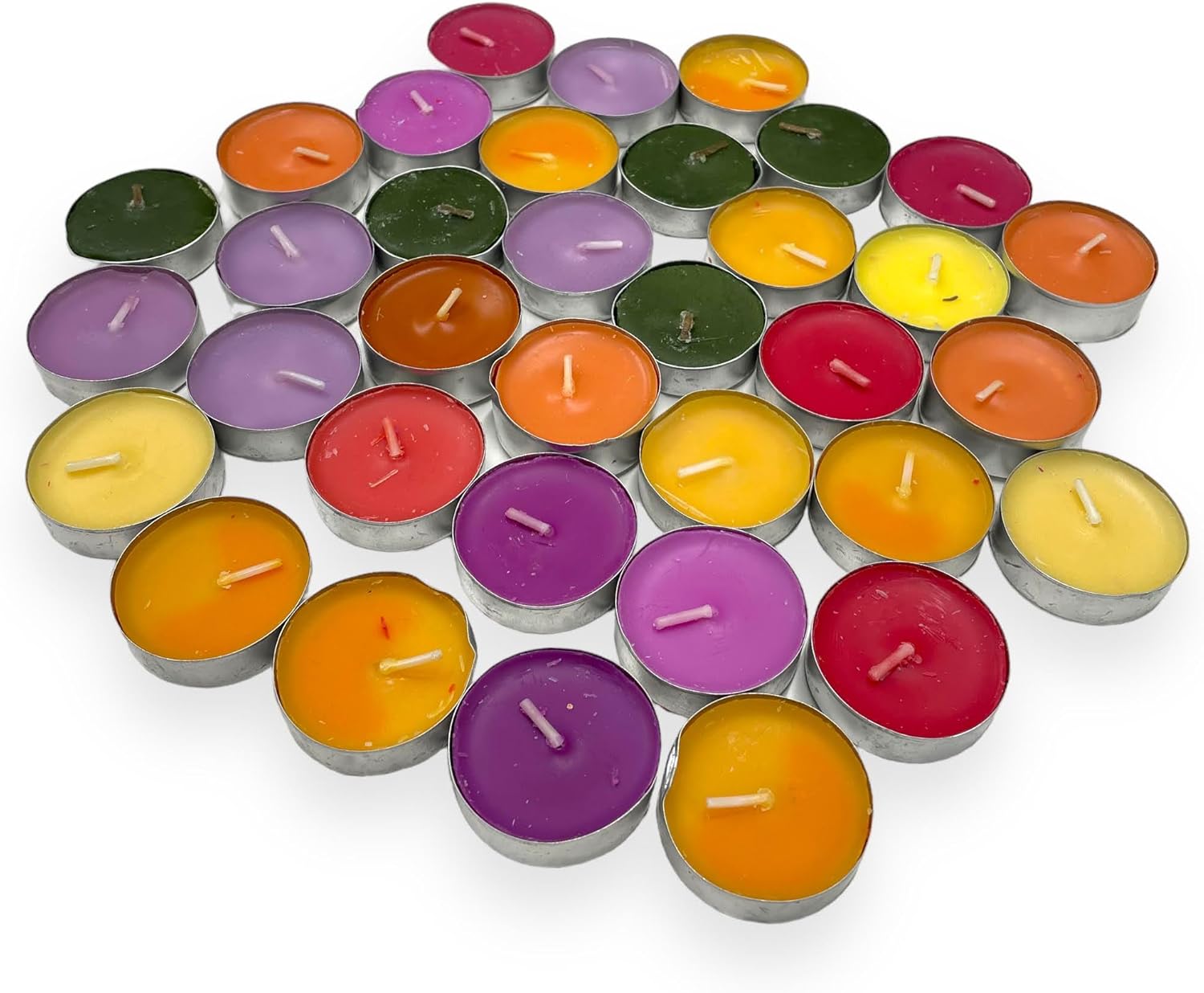 Scented Tealight Candles Random Mixed Fragrance Up to 4 Hour Burn