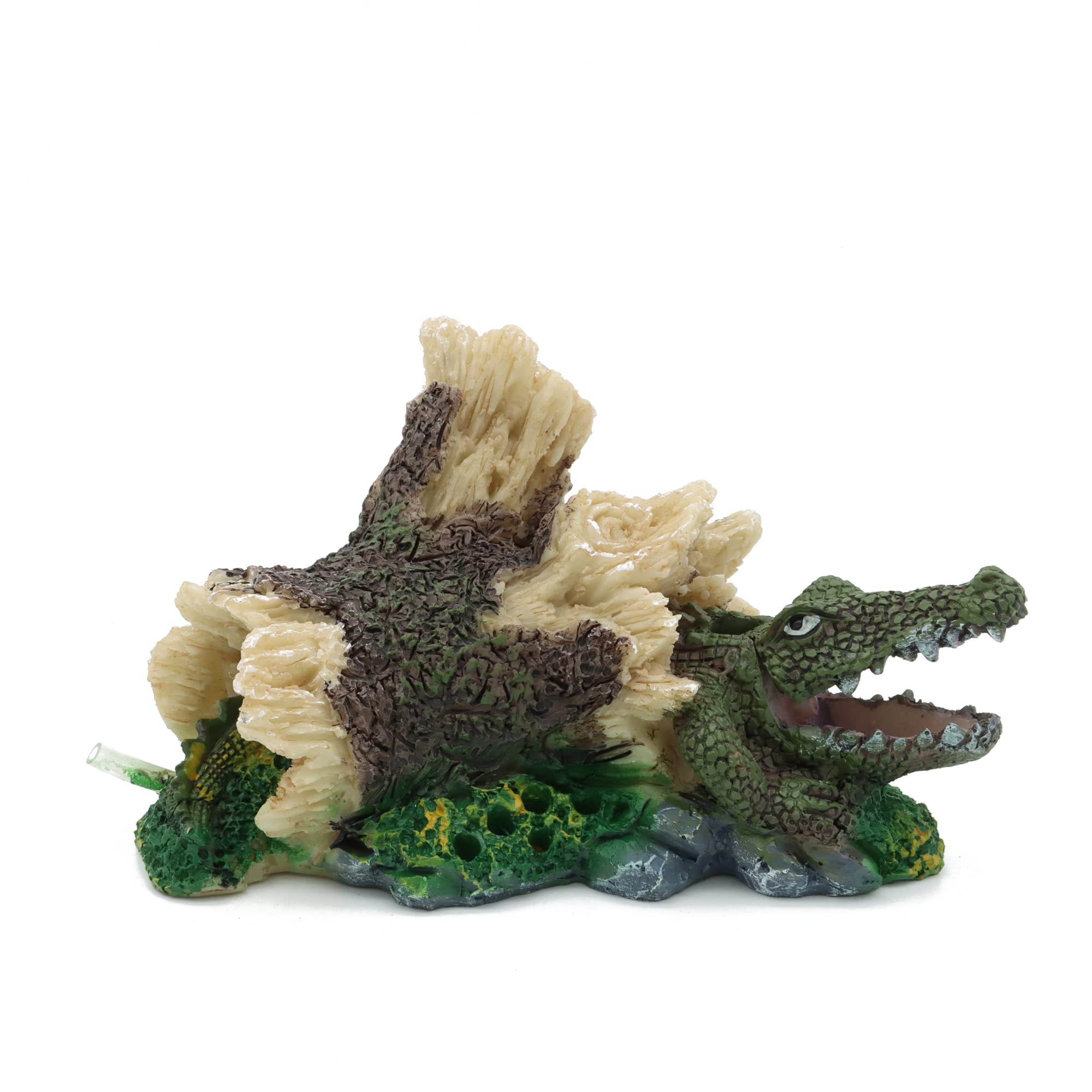 ALEGI Décoration pour aquarium (alligator)