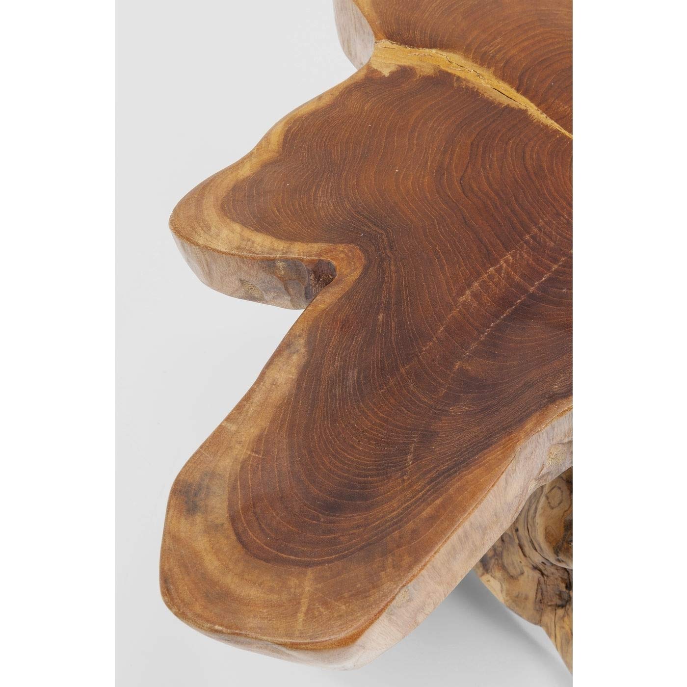 Kare Design tavolino Tree Big, marrone, grande, altezza 49-52cm. Diametro del ripiano 48-54cm, soggiorno, legno massello, tronco d`albero, pezzo ottimo