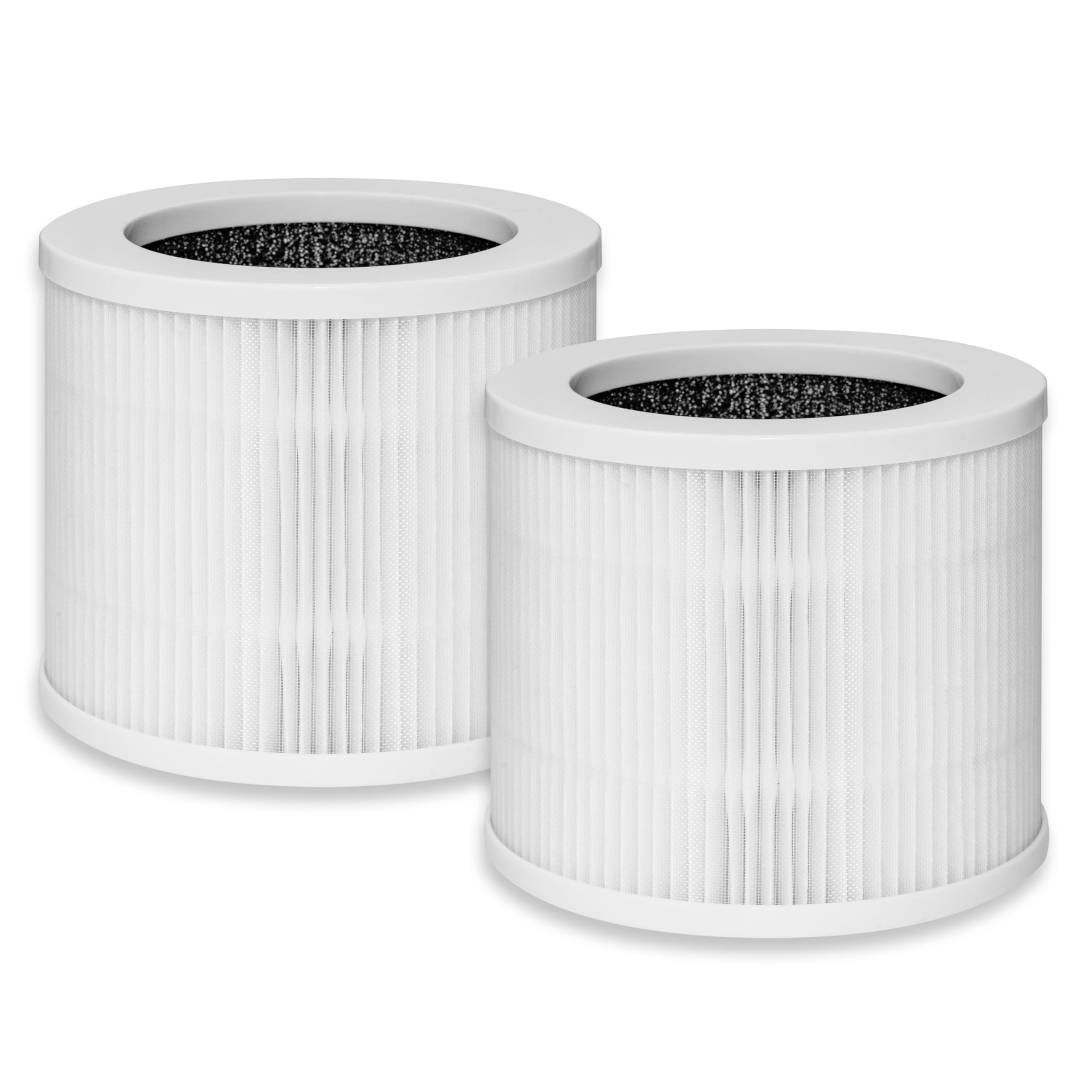 2 Pack A1 Replacement Filter, Compatible with VEWIOR Air Purifier HQSC-50, HQKJ-80, AMEIFU AP01W, KOIOS HQKJ-50 and Tailulu PUR0003 Air Purifier, 3-in-1 H13 True HEPA Filter
