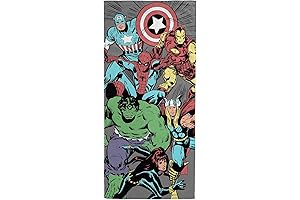 Jay Franco Marvel Superhero Hooded Towel for Kids Bath Pool Beach -...