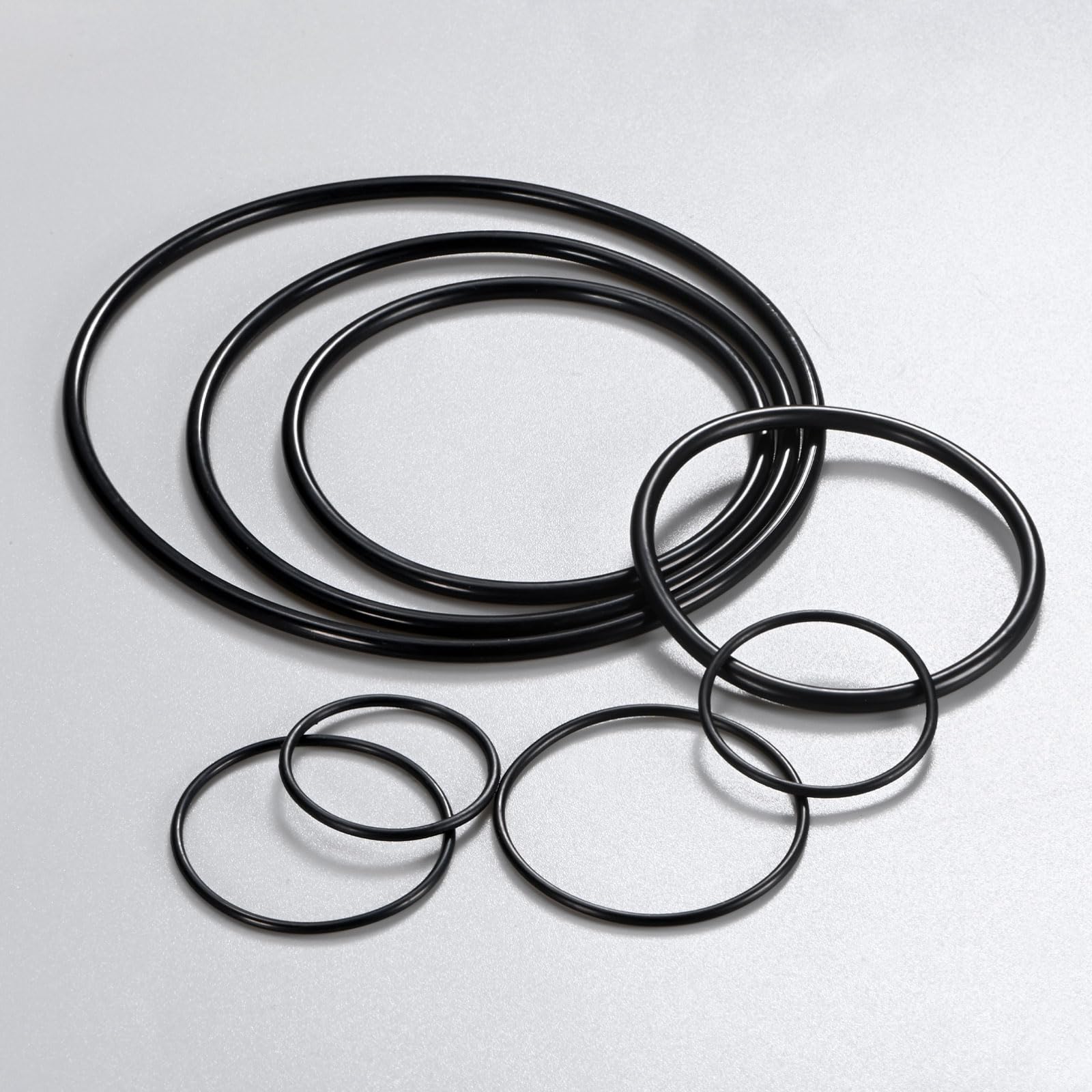 M METERXITY 5 Pièces Joint Torique En Caoutchouc Nitrile, 137mm Diamètre Intérieur, 145mm Diamètre Extérieur, 4mm Épaisseur, Joint D'Étanchéité Métrique Pour Plomberie Machine Automobile