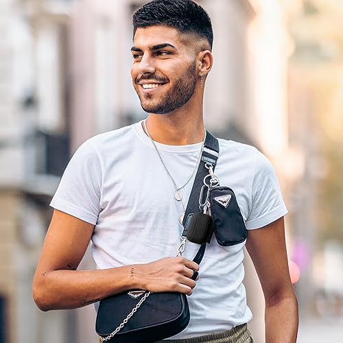 Miniatura 5 de Funda con grabado de la bandera de Estados Unidos, compatible con Airpods Pro de 2 generación con funda para Airpods Pro 2, funda de silicona suave