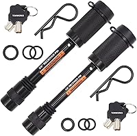 TOWWORKS 79692 Keyed Alike Trailer Hitch Lock Set - 5/8" & 1/2" Pins Fit Class I-IV Hitches, Anti-Rattle, Heavy Duty Steel