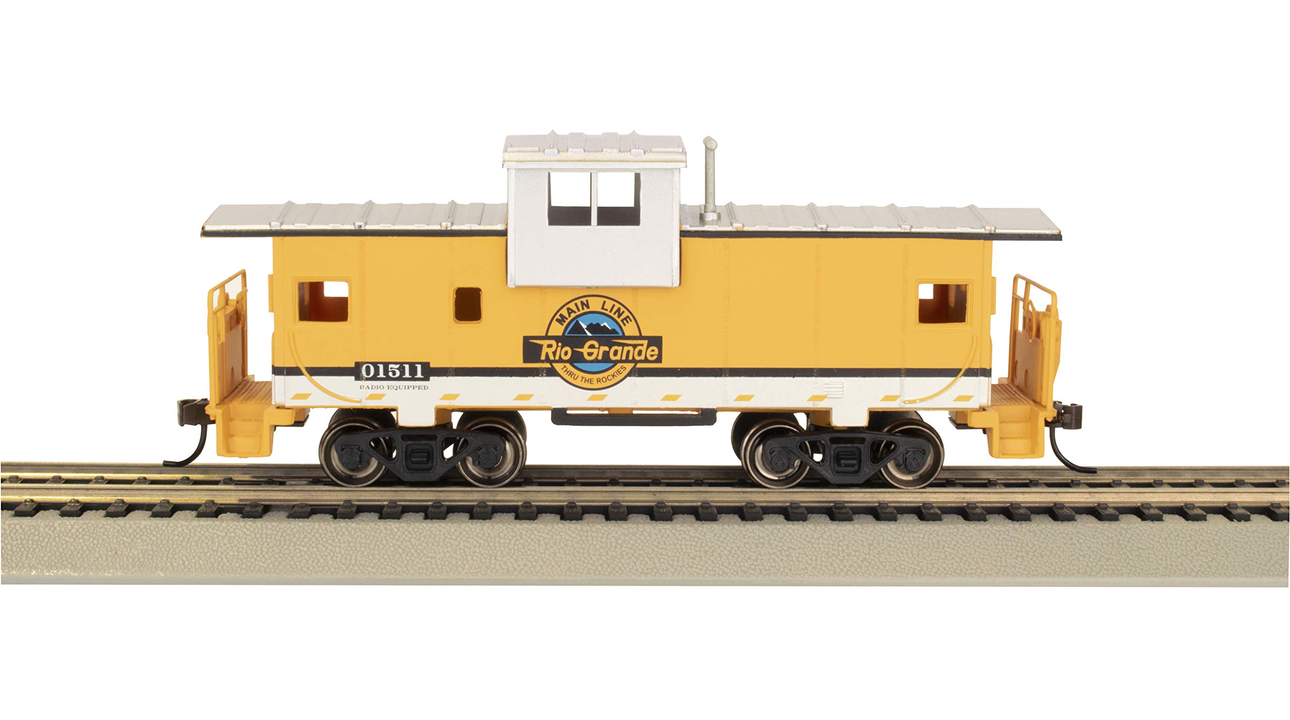 Bachmann Trains - 36' Wide-Vision Caboose - Rio Grande #1511 - HO Scale (17706)