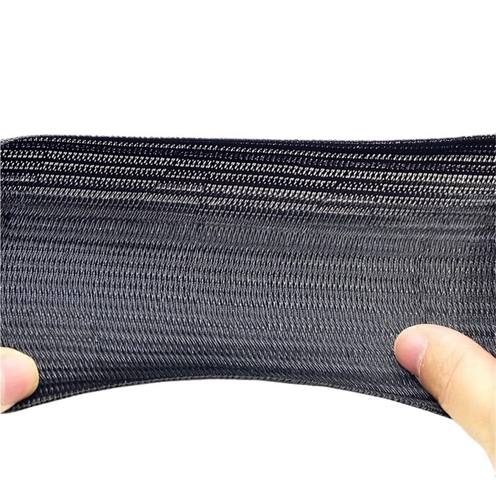 Manica intrecciata in fibra di vetro, Gestione intrecciata in poliestere autochiuso, organizzatore di avvolgimenti cavi for tubi divisi con telaio flessibile 1 pz(13MMx50METERS)