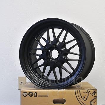 4 PCS ROTA KENSEI WHEELS 18X9.5 5X114.3 25 73 FLAT BLACK