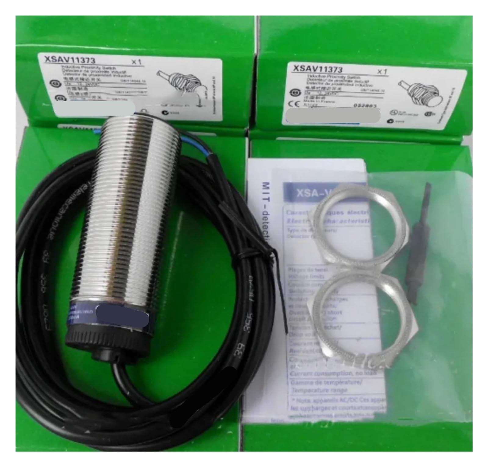 Cjkxpzmh One Color 1Pcs Xsa-V11801 Xsav11801 Xsav11373 Xsav12373 Xsav12801 Proximity Switch Sensor(Xsav11373)