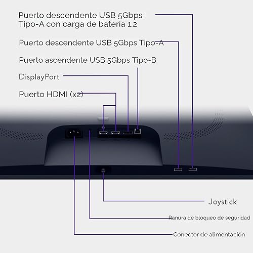 Miniatura 10 de Alienware 27 Monitor para juegos - AW2725DM - Pantalla QHD de 27 pulgadas 180Hz 1ms, IPS, NVIDIA G-SYNC, AMD Freesync, VESA AdaptiveSync.