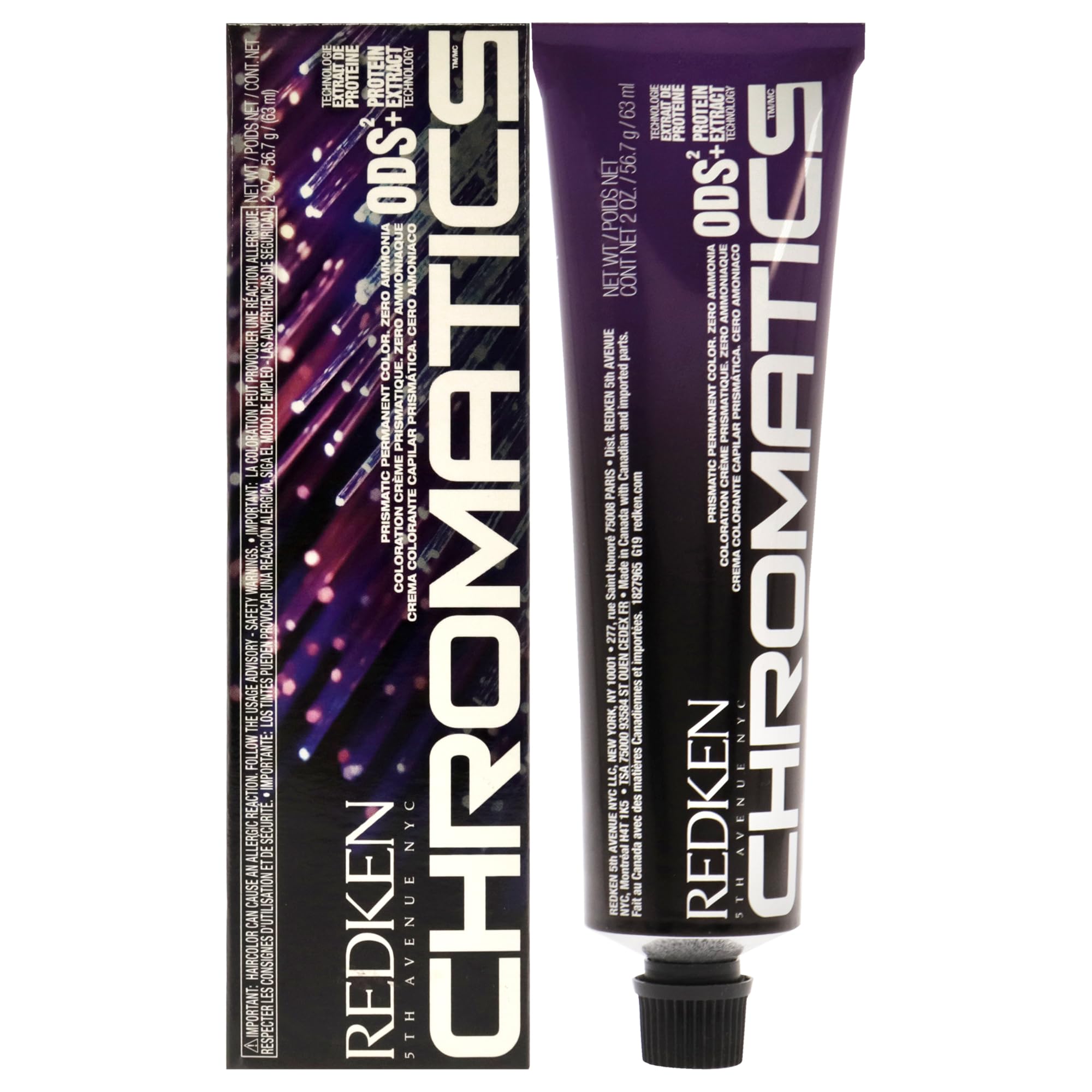 REDKEN Chromatics Haarfarbe – 4.62 Red Violet, 63 Ml, Ammoniakfrei, Mit Protein-Extrakt, Bis Zu 100 % Weißhaarabdeckung