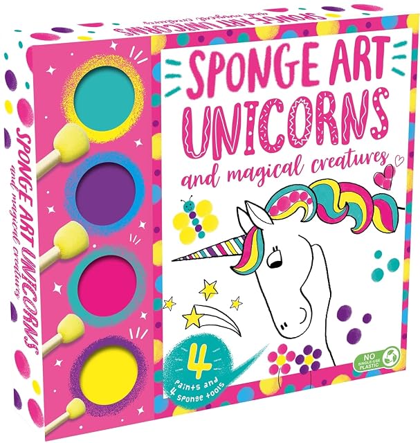Portada de Sponge Art Unicorns and Magical Creatures