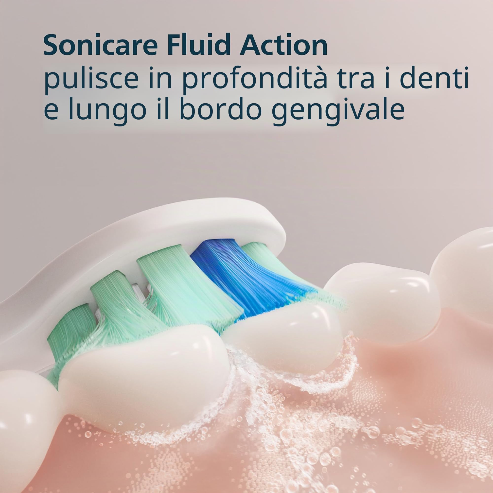 Philips Sonicare C2 Plaque Control HX9026/77 - Testine di ricambio originali per spazzolino elettrico, confezione da 6, fino a 18 mesi, colore: bianco
