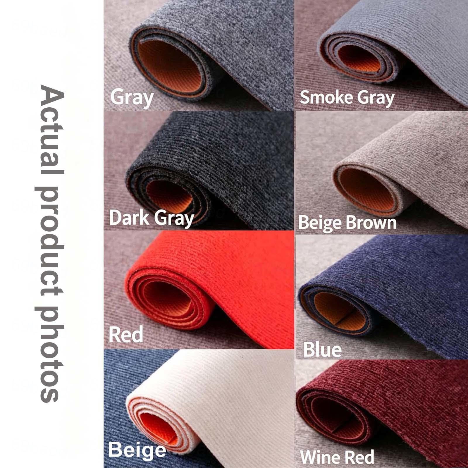 Tappeto Salvapavimento Retro Antiscivolo, Facile Da Pulire, Tagliabile Su Misura Adatto per Scrivanie, Uffici e Abitazioni,WineRed-80×120cm/31.50×47.24in