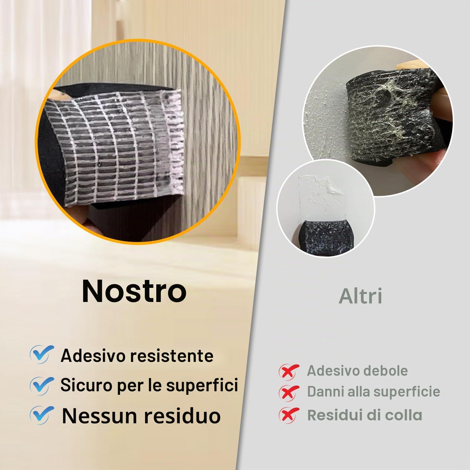 Nastro Autoadesivo in Schiuma, Guarnizione in Gomma per Porte e Finestre, Schiuma Nastro Paraspifferi Porta, Resistente Alle Intemperie, Isolamento Acustico, 6 mm(l) x3 mm(S), Totale 15 m