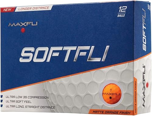 Maxfli SoftFli - Pelotas de golf mate