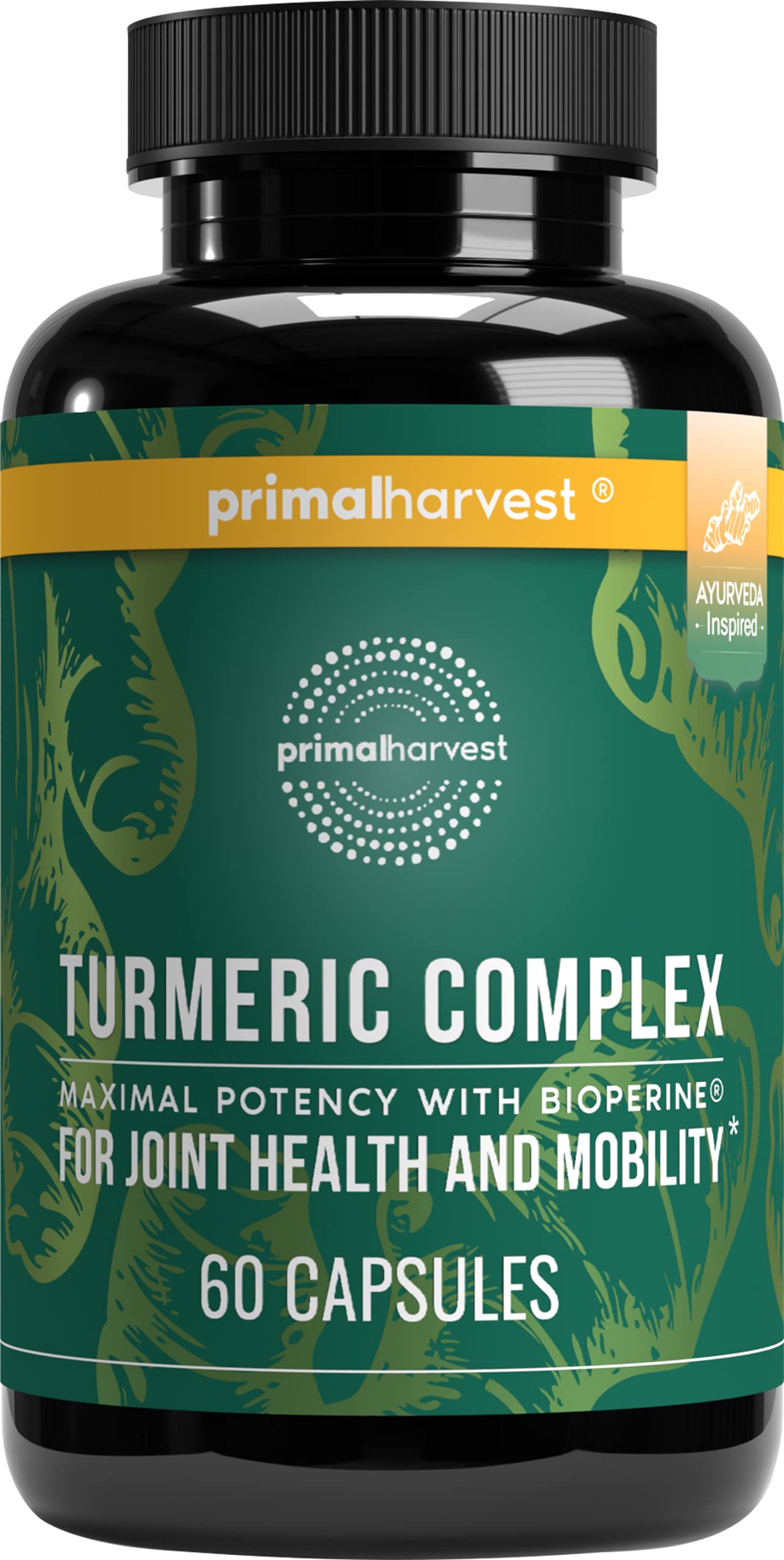 Buy Turmeric Curcumin with Black Pepper (BioPerine) by Primal Harvest