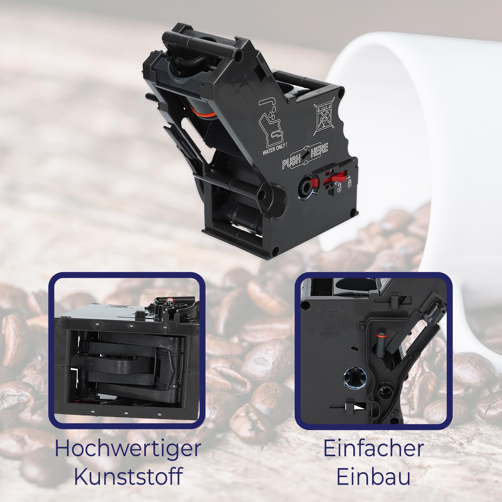 LPPP Brüheinheit 11014117 kompatibel mit Siemens Bosch EQ.6 EQ.5 EQ.7 EQ.8 | Brühgruppe 11009614, series S100 S300 S400 S500 S700, IQ.700, Extraklasse, VeroBar VeroSelection Phase 2, Kaffeevollautomaten