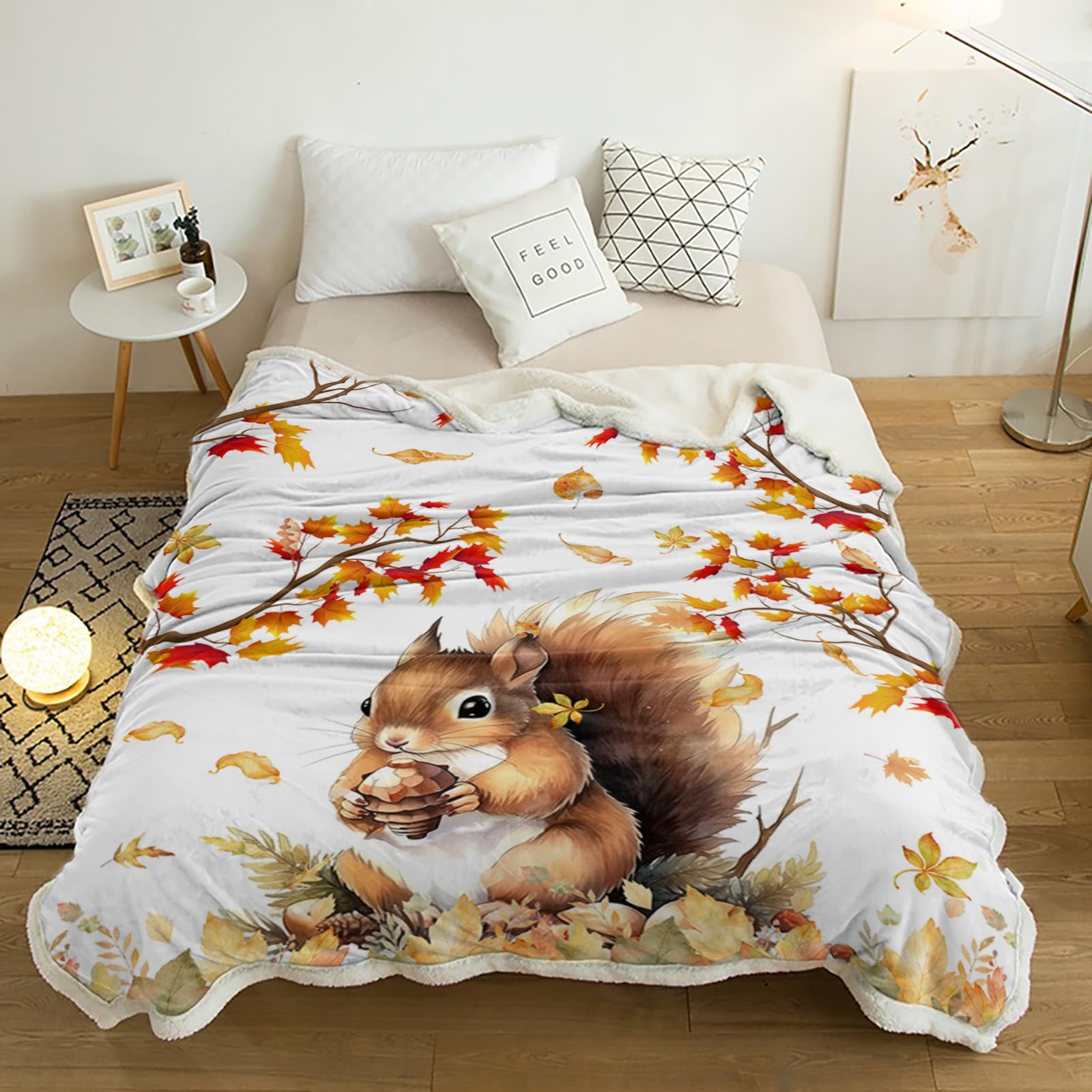 Amazon.com: Sherpa Fleece Throw Blanket Fluffy Fuzzy Cozy Flannel