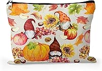 Vista 11 de Cafl Bolsa de maquillaje para viajes, artículos esenciales para organizar joyas, bolsa de cosméticos para el cuidado de la piel, neceser