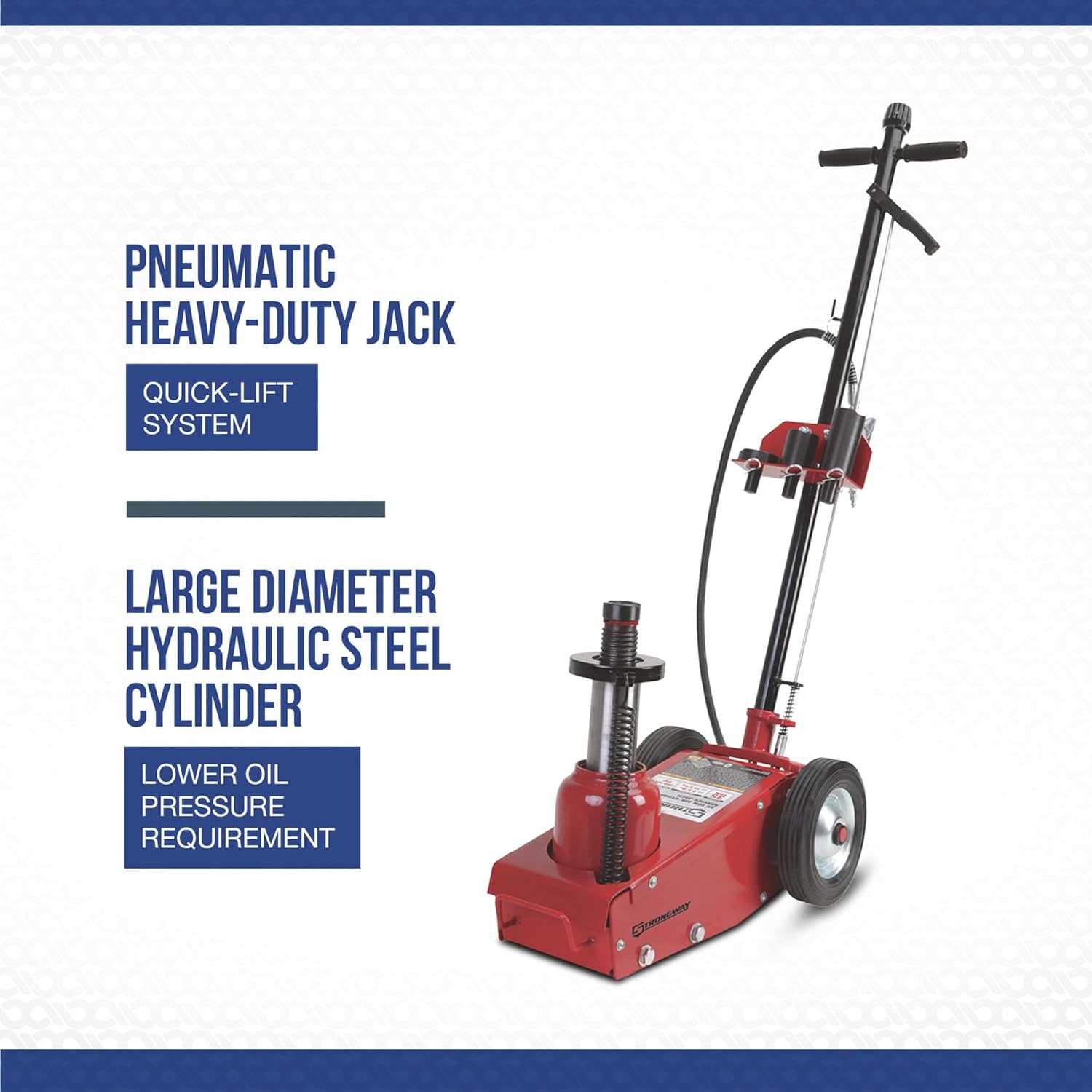Strongway 35-Ton Quick Lift Air/Hydraulic Service Floor Jack