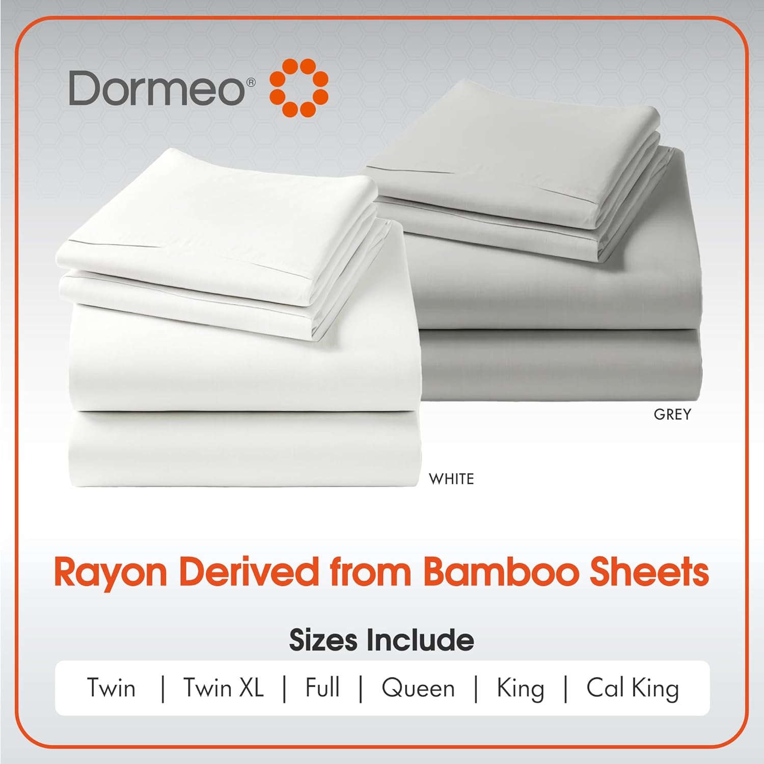 Dormeo SnowTek Premium Queen Bed Sheets Set, Luxuriously Soft Cooling Bamboo Rayon, Hypoallergenic, Hotel-Quality with Deep Pockets and Corner Straps - White - Image 7