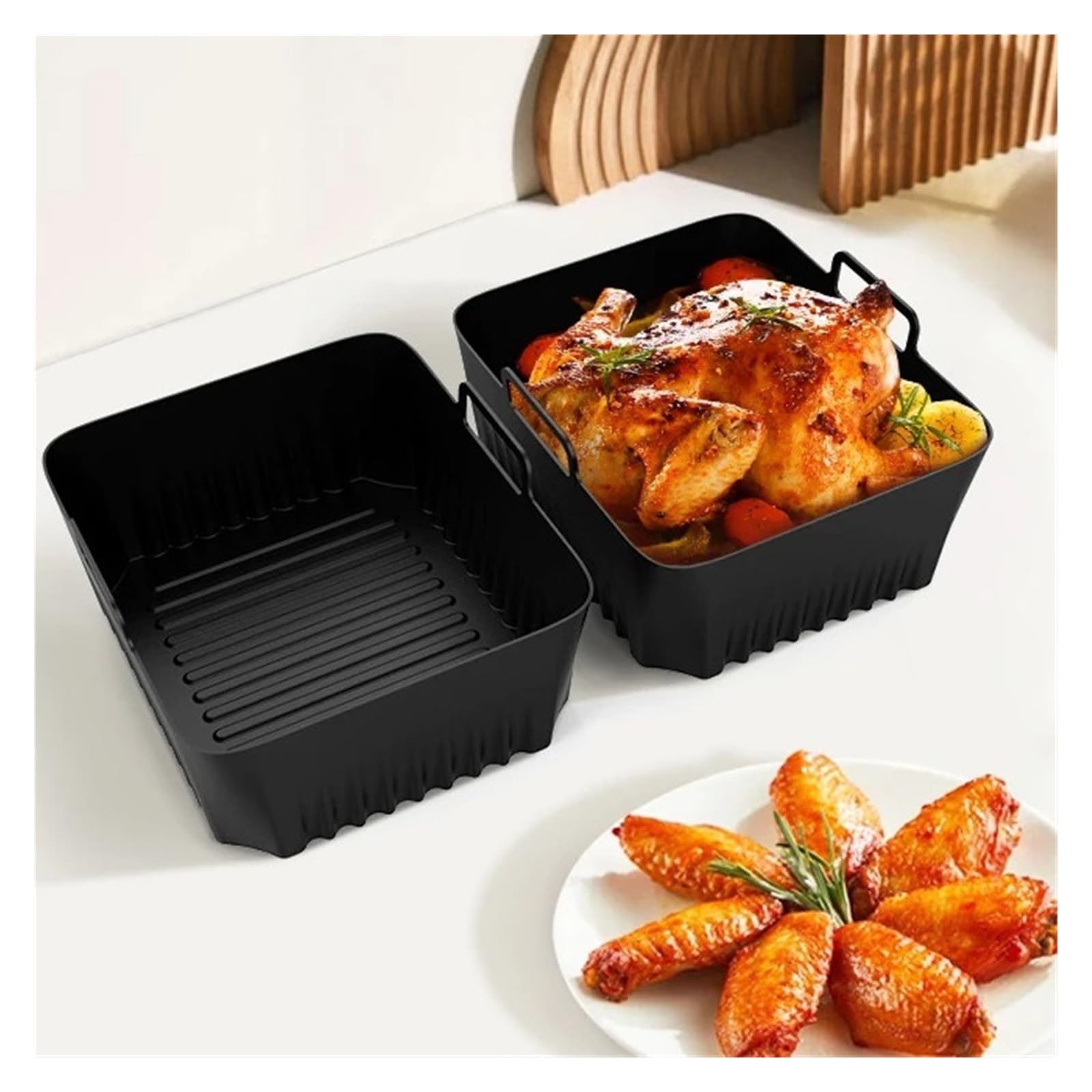 Ersatz-Korb For Luftfritteuse Aus Silikon, Compatible With Ninja