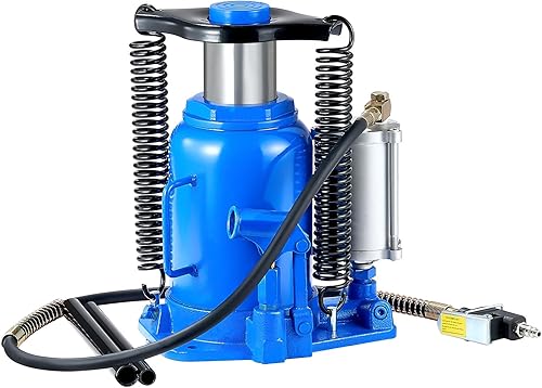 Miniatura 9 de VEVOR Gato de botella hidráulica de aire, 32 toneladas/70500 libras, gato hidráulico para automóvil con bomba manual de mano, elevador neumático